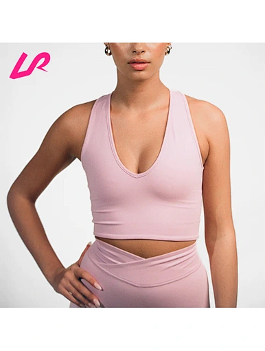 v neck racerback tank top